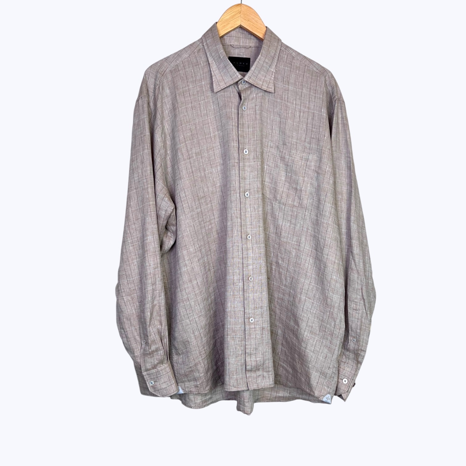 Calder Carmel 100% Linen Ls Button Down Shirt Limited Edition 1/150 Men's Large
